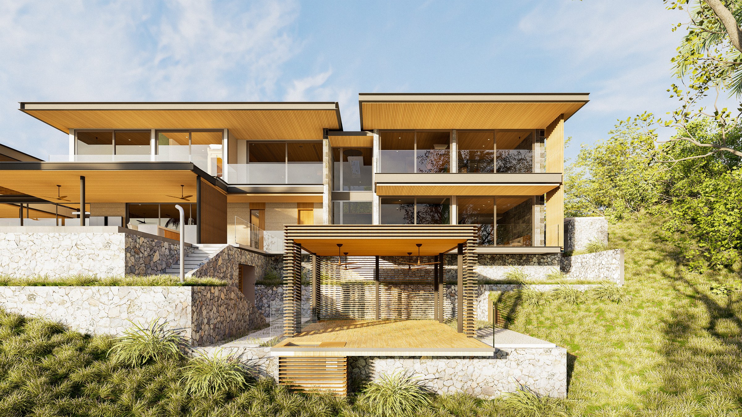 Lookout Villa — residential architecture, Guanacaste, Costa Rica